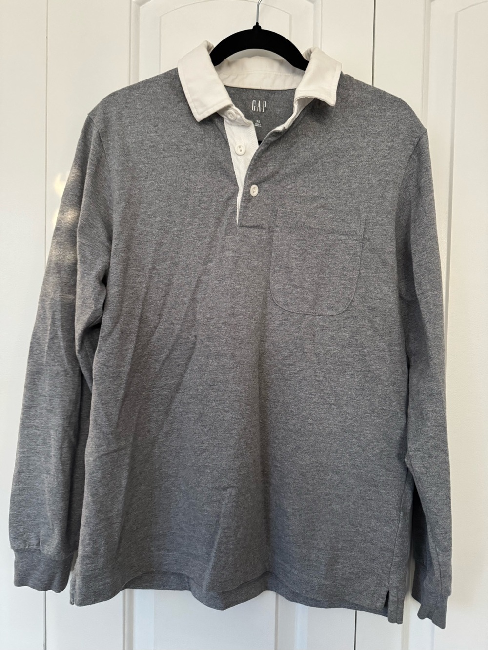 Gap long sleeve rugby polo shirt